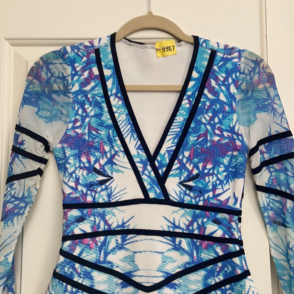 Body on fitted dress